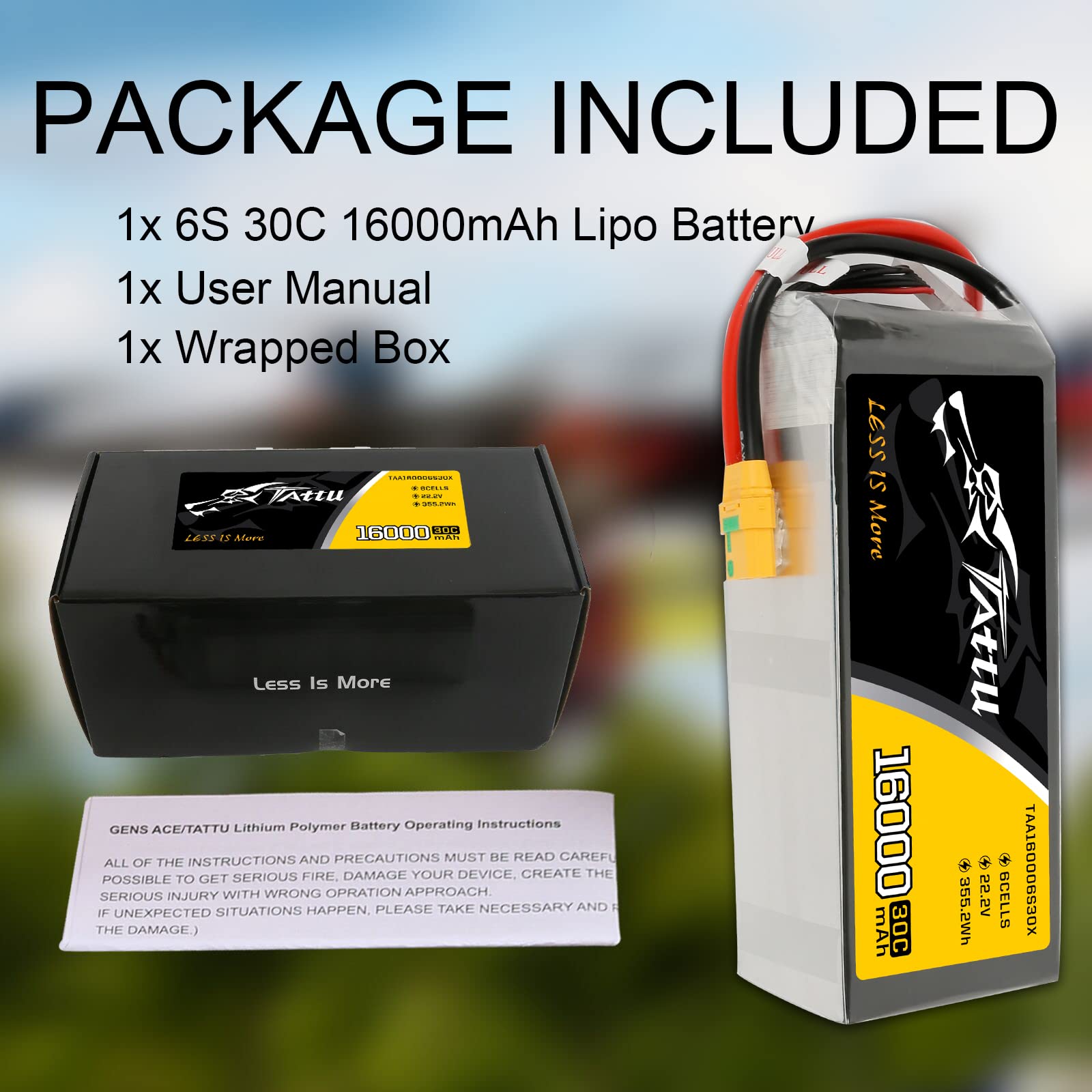 リポバッテリー　16000mAh LiPo 16000mAh 6S2P 22.2v Battery Pack – MaxAmps Lithium Batteries